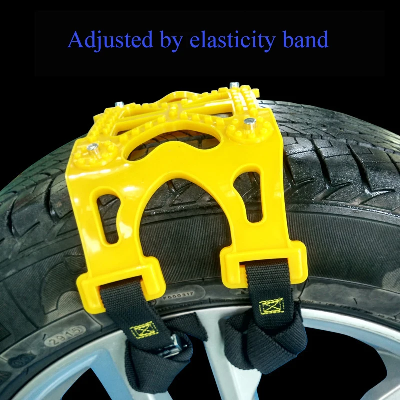 Car Suv Truck Heart-shaped Tire Snow Chain 6pcs Anti-skid Chain Car Tire Wheel Safety Snow Chains