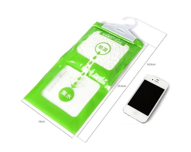 Closet hanging moisture absorb bag wardrobe dehumidifier bag damp absorber keep dry