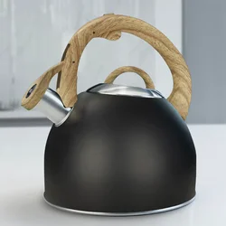 Customized Kitchen Gas Stove Metal Stainless Steel Whistling Water Kettle Teapots