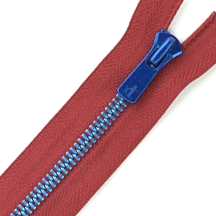 YKK ZIPPER #3 #5 #8 #10  excella metal double slider and gold metallic zipper wholesale for jacket shirt coat bag accossory