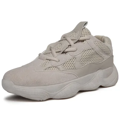 2019 Супер популярная обувь для мужчин в спортивном стиле; Сетчатая ткань Осень 100 говорить об одном и том же рода отец бег