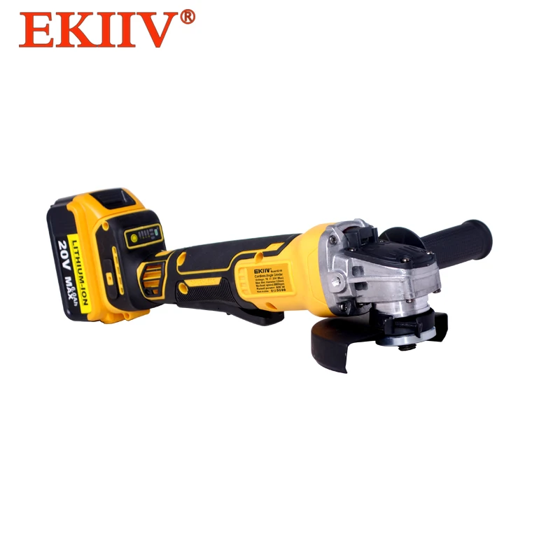 800W 20V Charging angle grinder Cordless Brushless Angle Grinder for 20V Battery 100mm 125mm Electric Grinder Grinding Machine