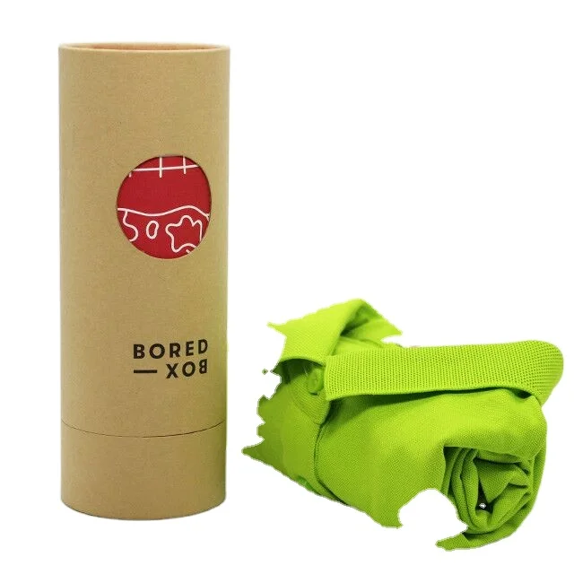 Tshirt Clothes Kraft Box Packaging Cardboard Boxes with White Silk Screen Logo