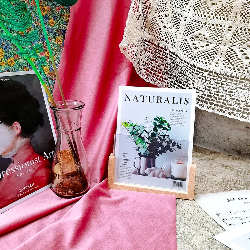 High Definition Rustic  Wooden Photo Frame with Free Acrylic Glass Cover