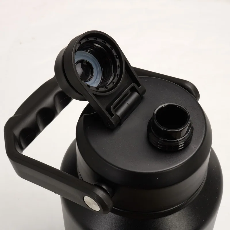 64oz/128oz double wall vacuum flask insulated stainless steel water bottle with customer logo