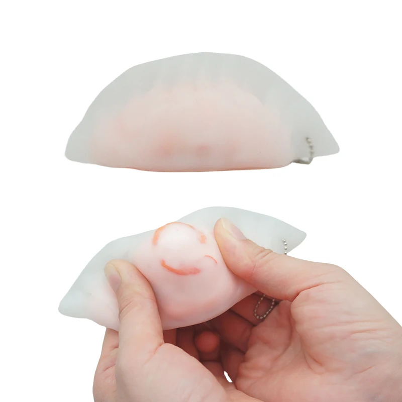 Japan Jumbo Gyoza Squishy Dumpling Soft Pendant Simulation Dumpling Squeeze Toys