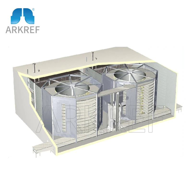 Individual Spiral Quick Freezer Spiral Iqf For Vegetable/meat/seafood Processing Plant