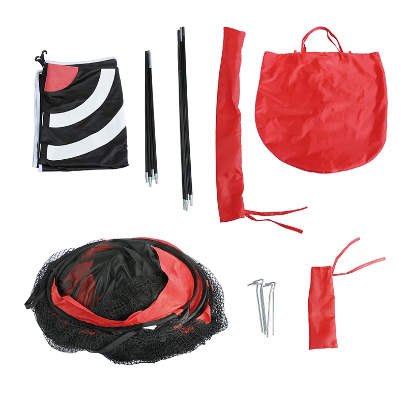 Pop Up Golf Cage Net with Target Sheet Golfing Portable Swing Training Aids Driving Range for Outdoor and Indoor