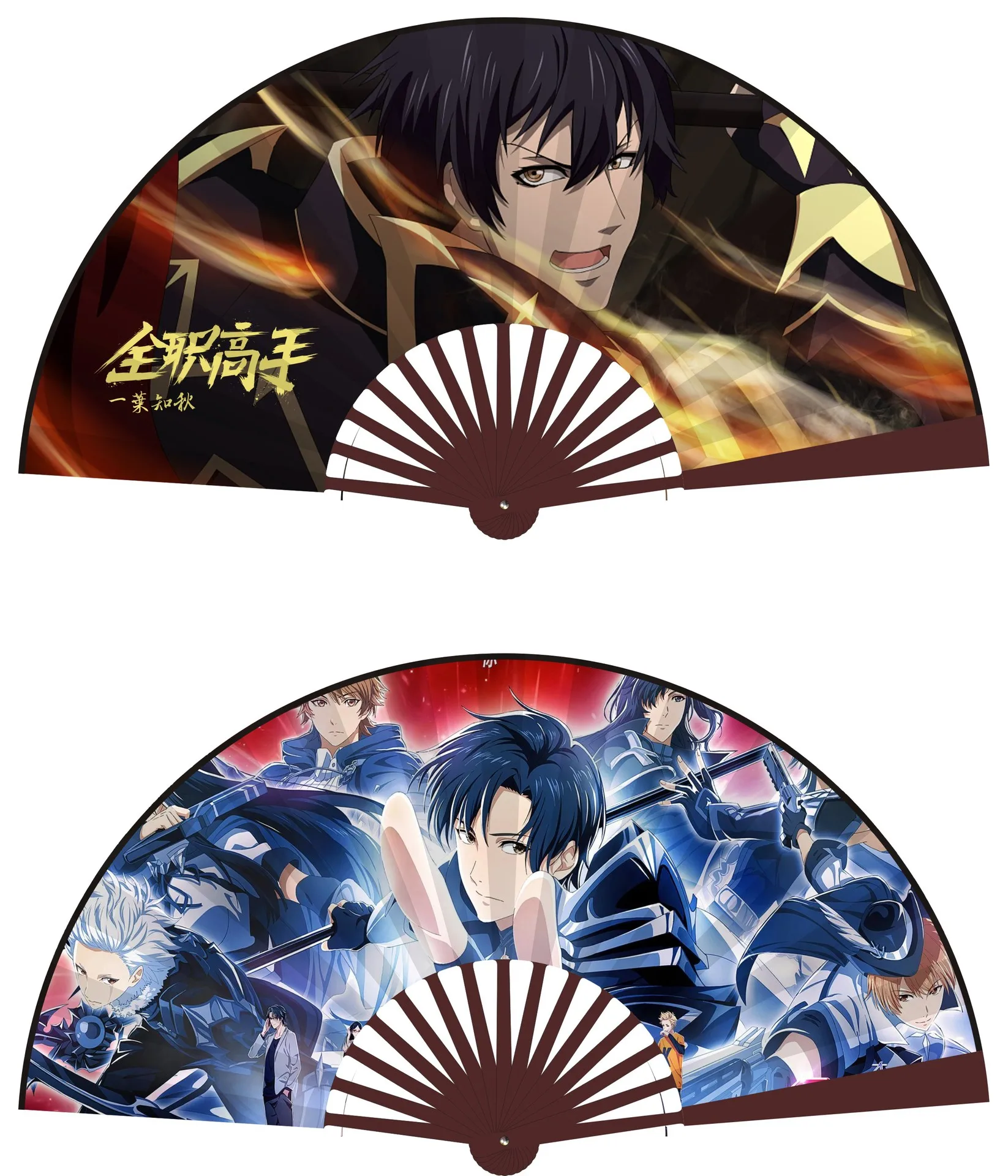 Vigreat Ручной Веер с индивидуальным принтом белый аниме 23 см мини Ручные вееры для