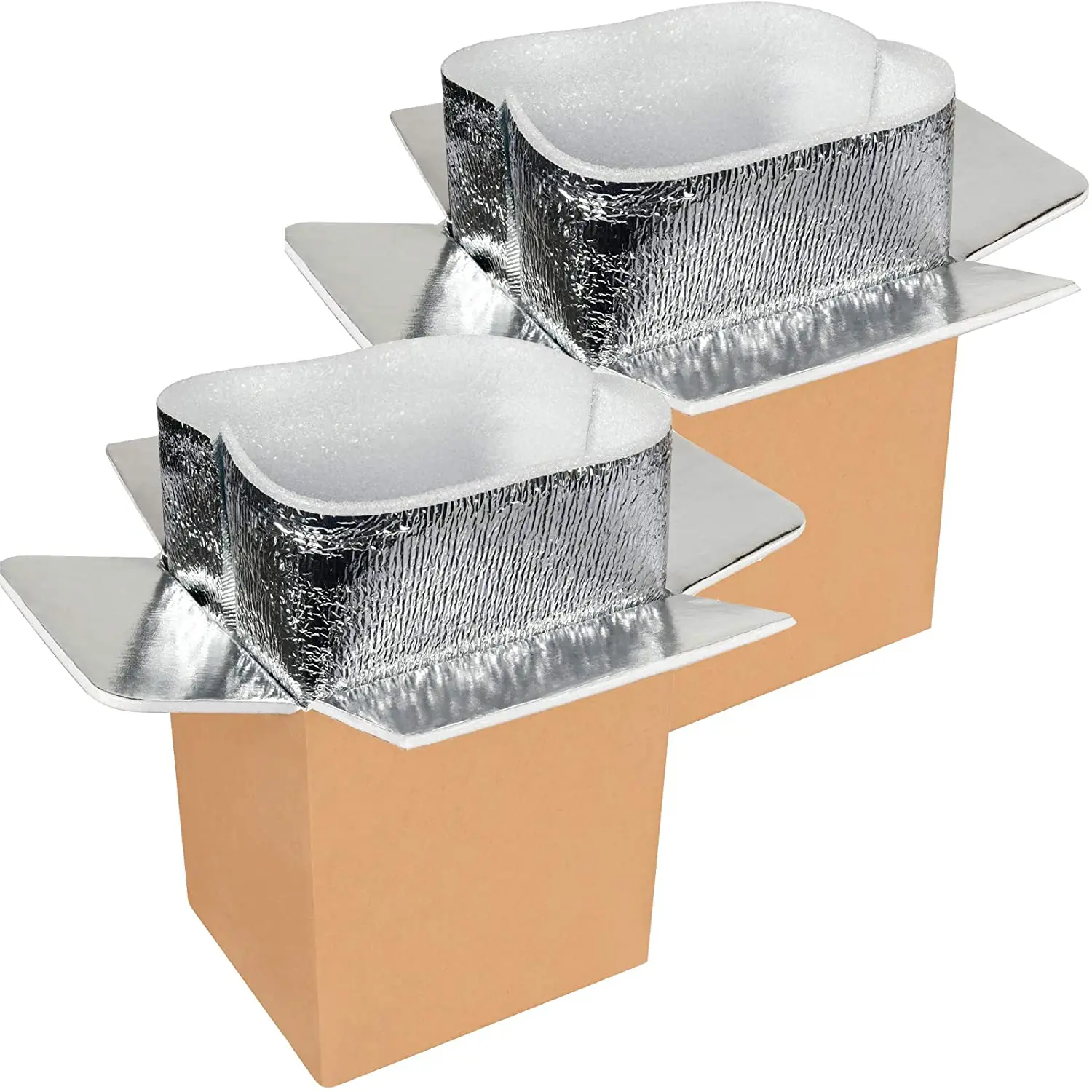 Reusable Food Grade Thermal Box Liners with Adhesive Strip for Fruit Food Mailing Packing Leakproof Lightweight