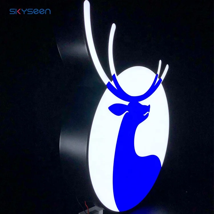 Наружная реклама на заказ Skyseen подвесной светодиодный акриловый лайтбокс СВЕТОДИОДНЫЙ знак