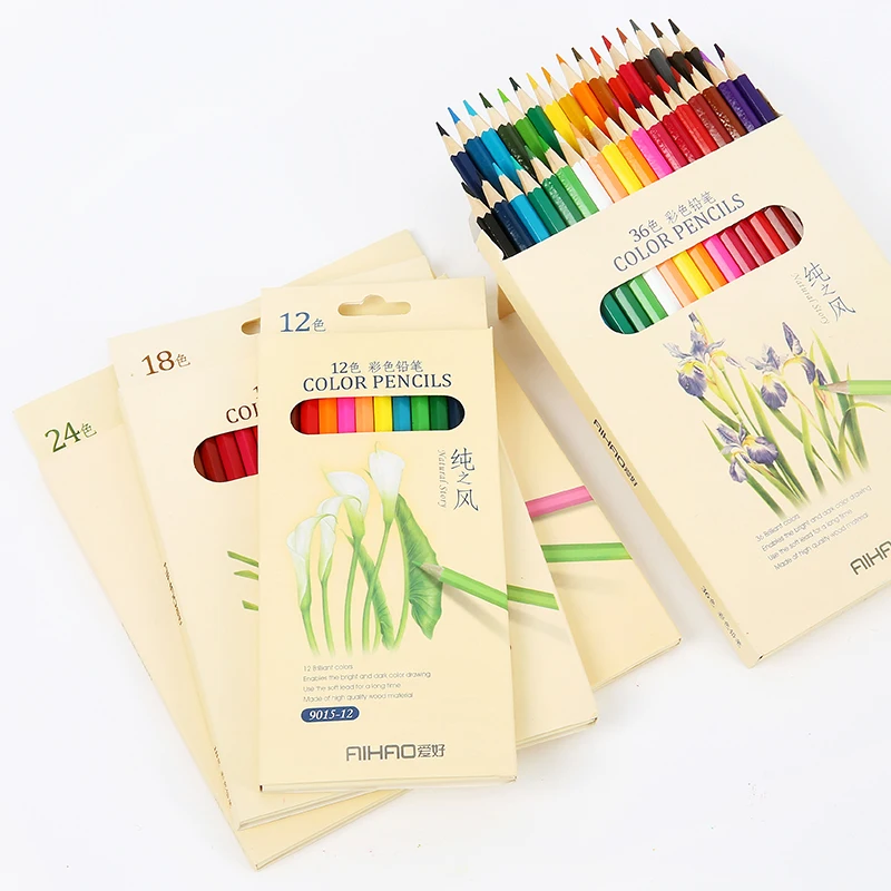 Nature story colored pencils for drawing color pencil set Crayon Stationery Office school supplies