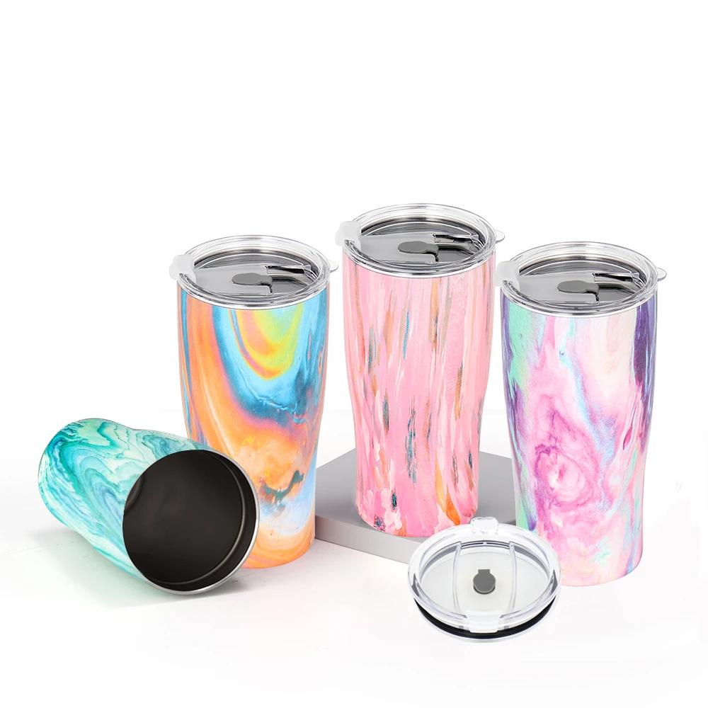 16 oz 24oz Kids Stainless Steel Coffee Tumbler Insulated VendorsTumbler  With Handle Lid And Straw