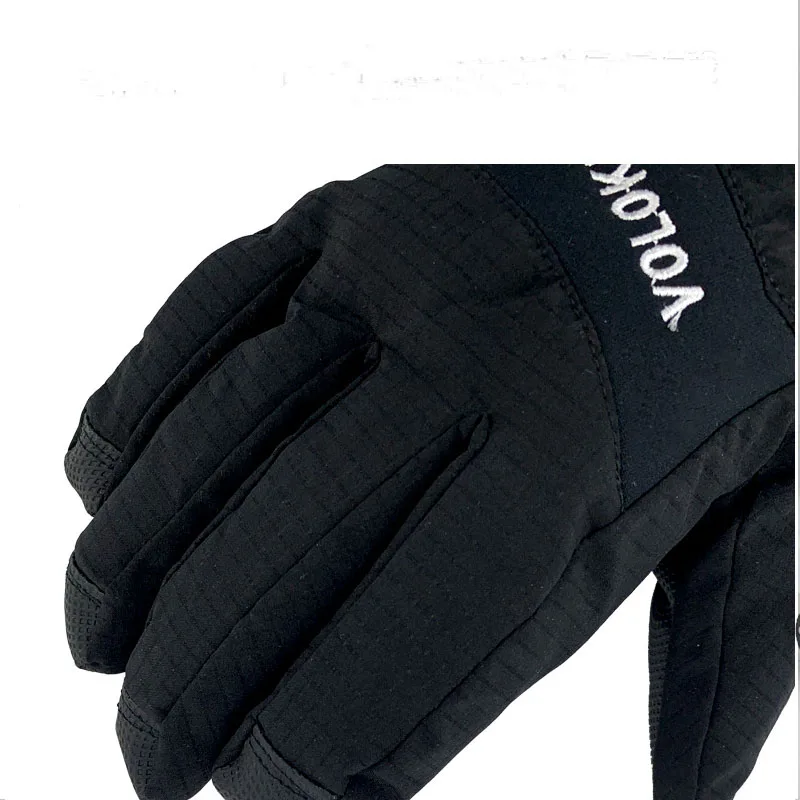 Зимние перчатки для сенсорных экранов для взрослых, водонепроницаемые ветрозащитные теплые зимние перчатки с пальцами для велоспорта