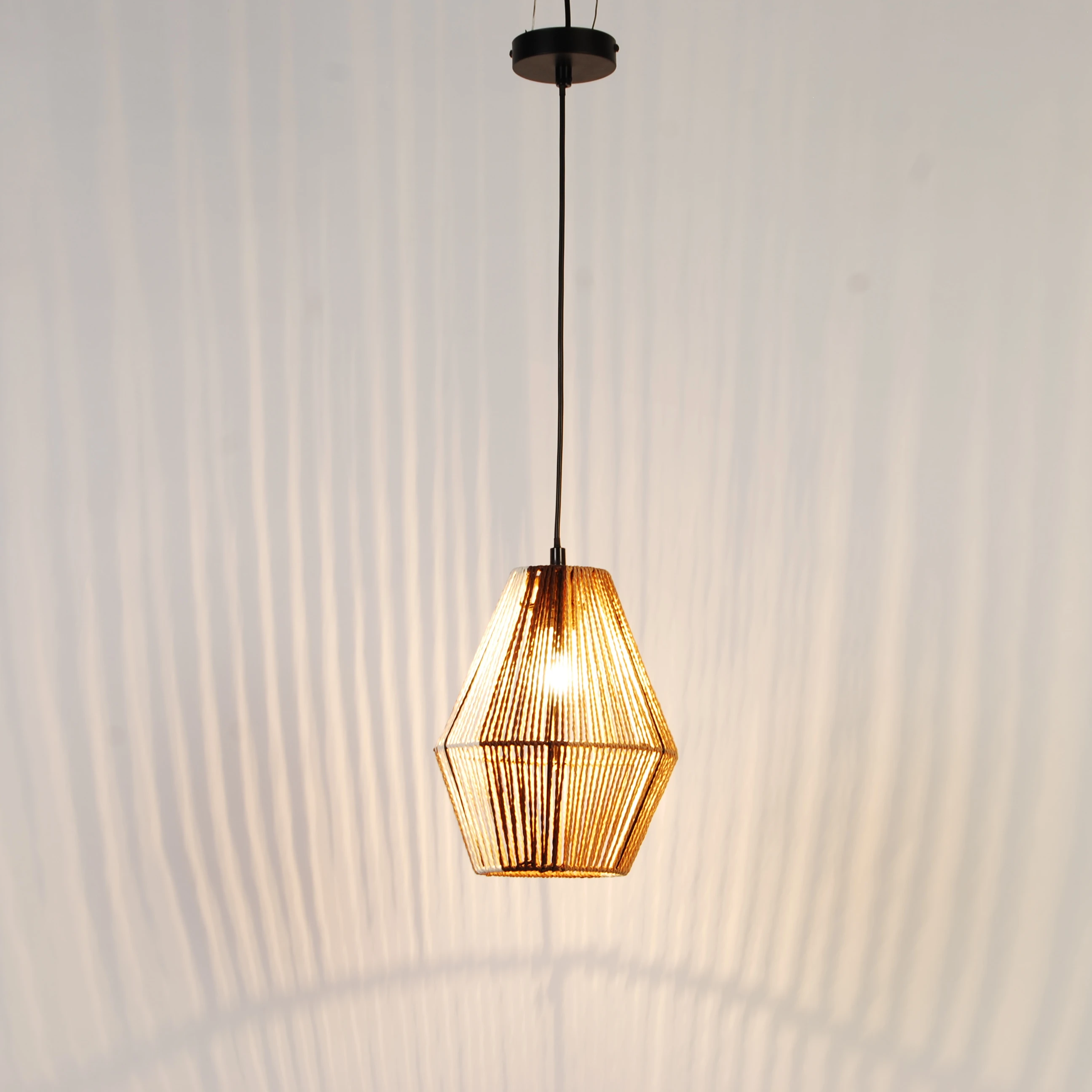 Pendant Shade with Rattan Made for Display Racks Light