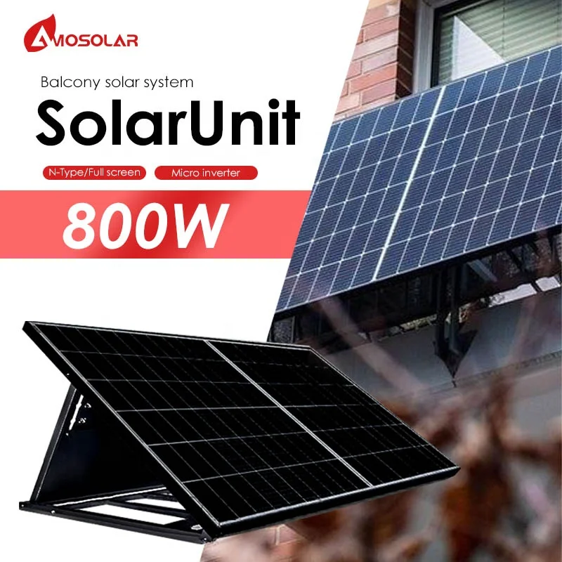 Amosolar Europe Stock 800w 600w 1000w Solar Energy System On Grid Microinverter 800watt 600w 1000w Anlag PV