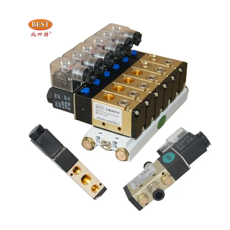 Factory Price Pneumatic 220v 24v 110v 12v volt air solenoid valve