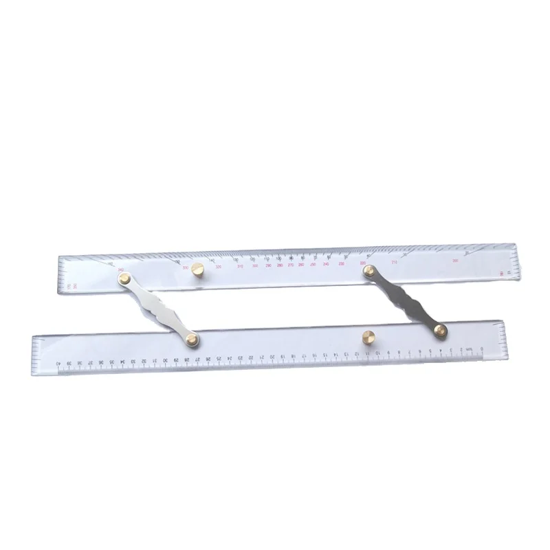 Customized Nautical Equipment Plastic Marine Navigation Parallel Ruler 450mm / IMPA 371001