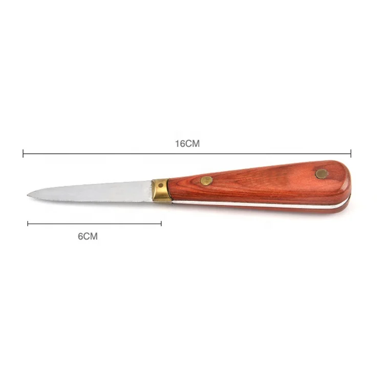 
Stainless Steel Oyster Knife with Rosewood Handle SW-KP701B 