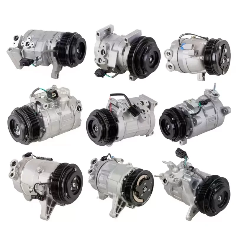 5PK AC Compressor Pump and A/C Clutch for BMW 320i 323i 325i 328i 525i 528i 530i 1999-2004 2005 2006 OEM 64528377244 64528377241