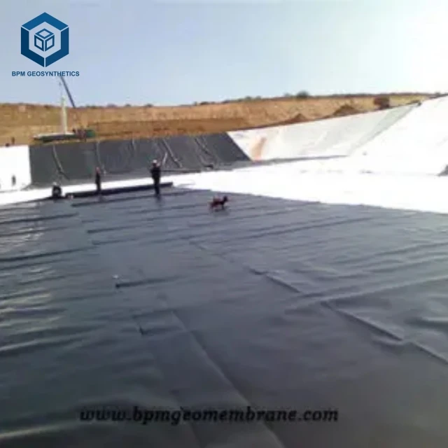 HDPE Geomembrane 1.5 Double Side Smooth Liner Price Per Square Meter for Salt Evaporation