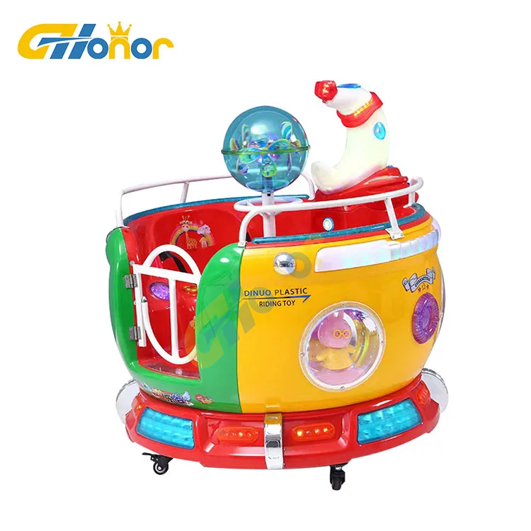 Children Interactive Video Game Rotating Simulator Console