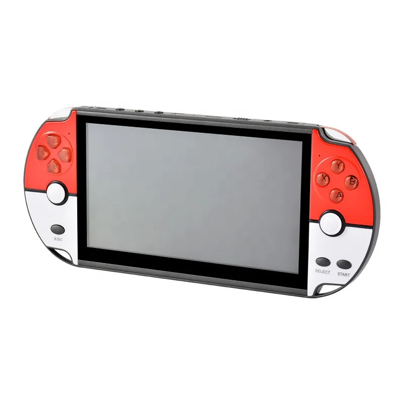 Dropshipping X12 Handheld Game Console 7-inch Screen Video Game Console Built-in 600 Double Gamepad GBC Retro Game Console
