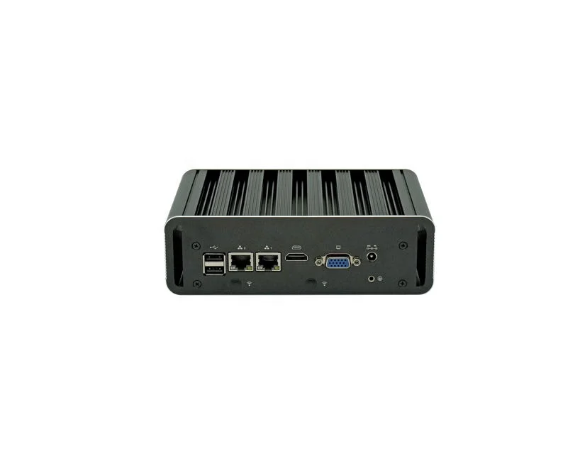 WANLAN J4125 Mini PCS 128G SSD with VGA RS232 Fanless Industrial Mini PC 4GB DDR4 Mini Desktop Computer PC
