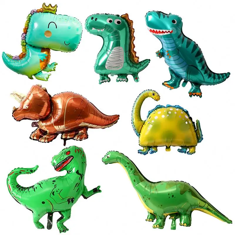 Hot sale animal foil balloon helium large dinosaur balloons for kids birthday