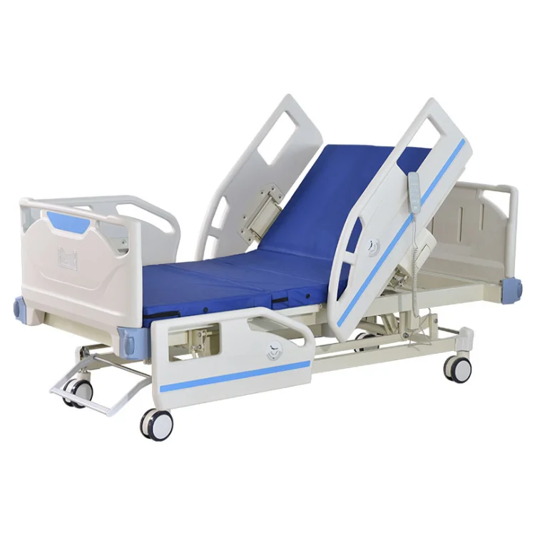 Factory Price ABS Icu Advance Electronic 5 Function Medical Hospital Bed