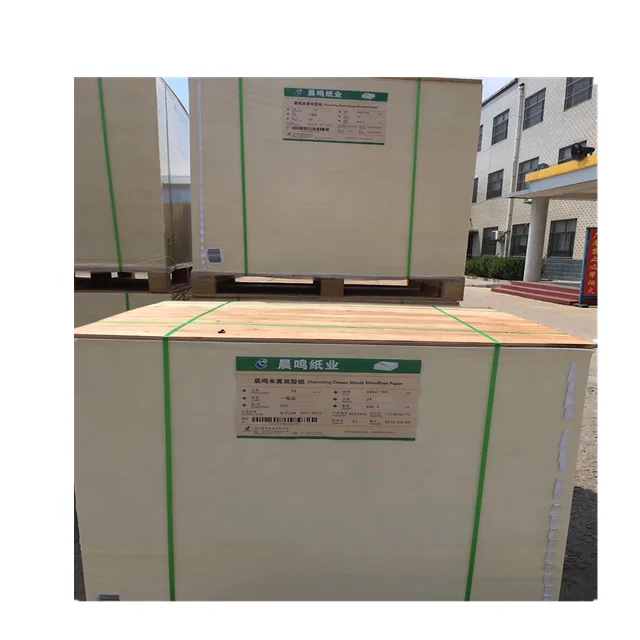 uncoated 55gsm 60gsm 70g, 80g, woodfree offset writing paper/bond paper for making excise book