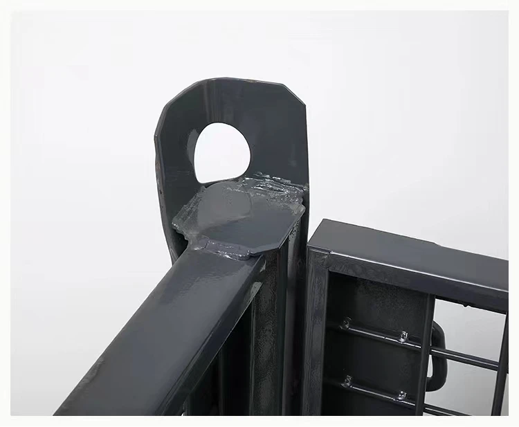 Wholesale Customized Heavy-Duty Light Duty Metal Storage Pallet Racking Folding Iron Wire with Steel Plate Box for Warehouse Use