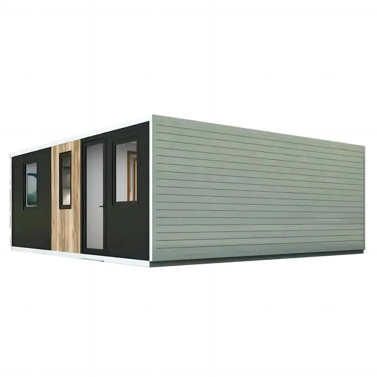 New Zealand Standard Fold Container House prices Prefab Building homes store 30ft Expandable Container House with swimming pool