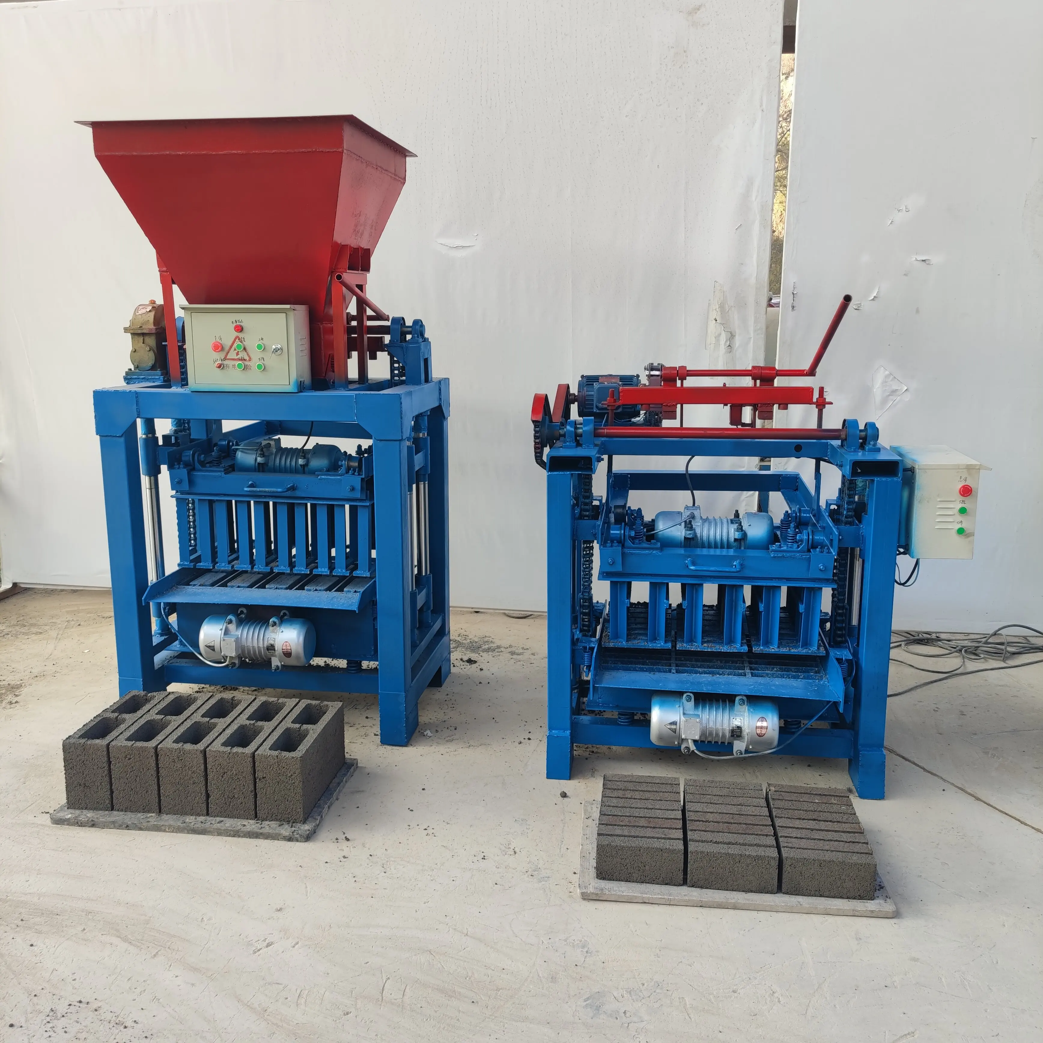YUGONG handmade brick making machine manual soil brick making machine brick making machine in sudan