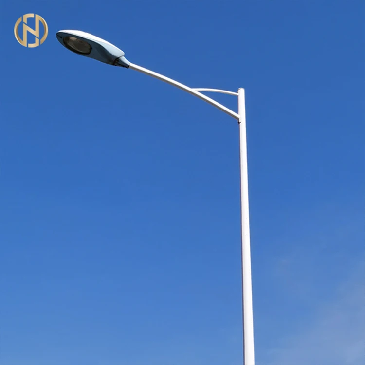 Lighting Pole Galvanized Double Arm Octagonal Street 8M 10M LED 50 Motorcycle Accessories Ce 15 AC Luces Led Energy Saving 80