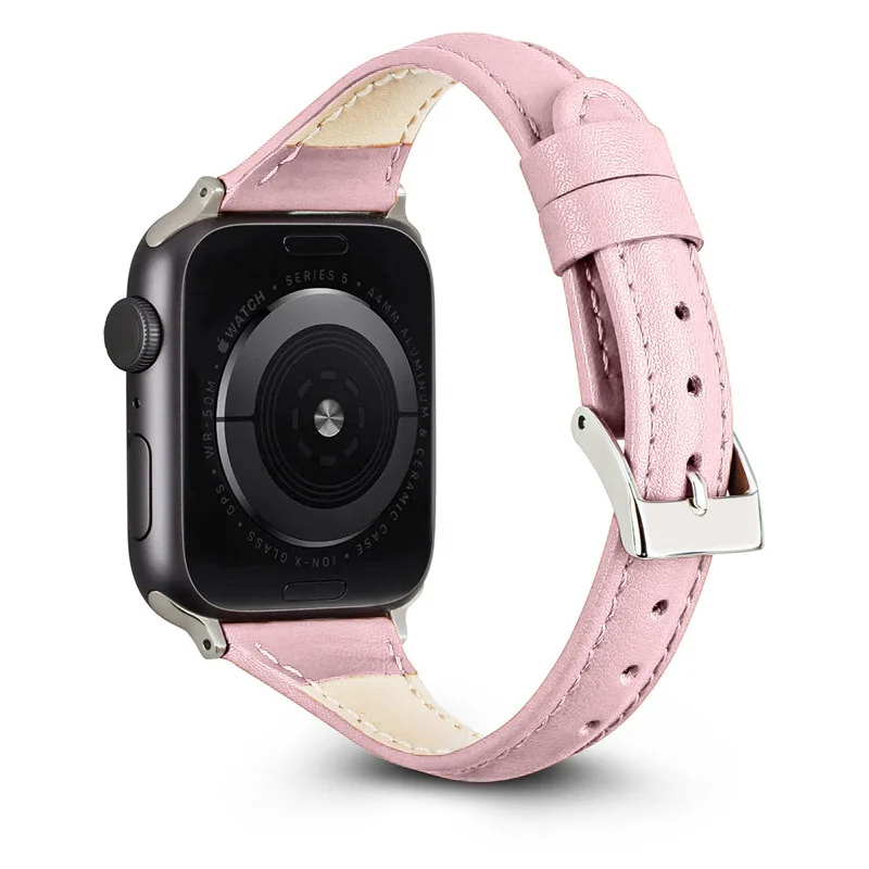 
Genuine leather small waist 38mm40mm42mm44mm 8 colors series 5/4/3/2/1for apple watch genuine leather band for apple watch stra 
