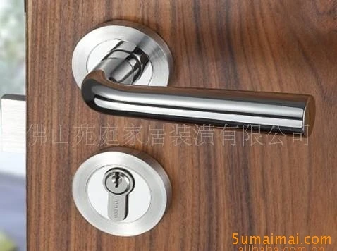 Doors Hardware Zinc Alloy Security Silent Door Handle Lock