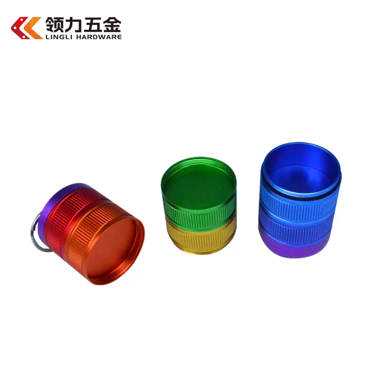 2024 New Launch Portable Travel Stackable Aluminum Alloy Pill Box Waterproof Home Storage & Organization Device