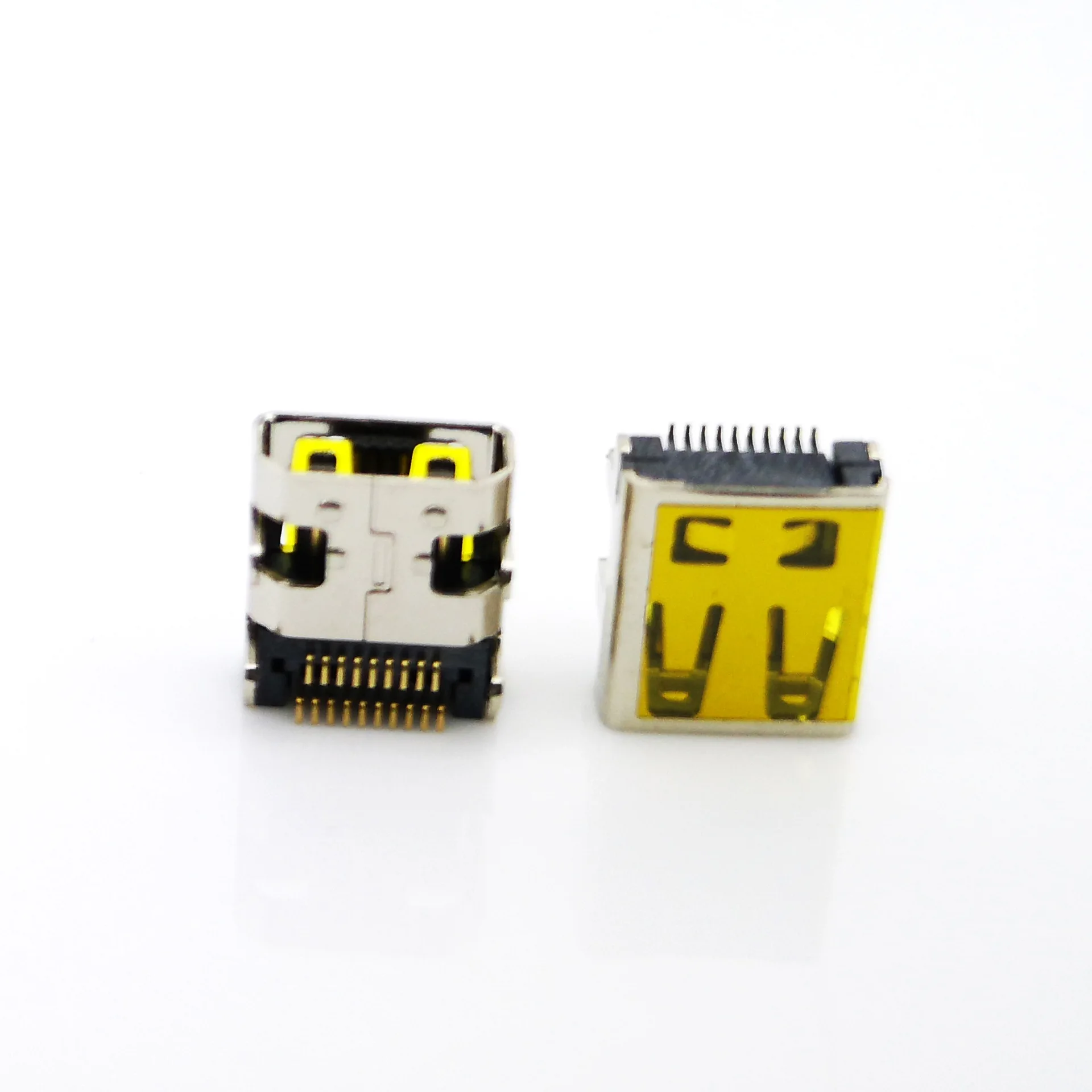 JINBEILI Micro 19PIN Тип женский pcb разъем под прямым углом smt позолоченный или никелированный 2 0 тип c Мужской