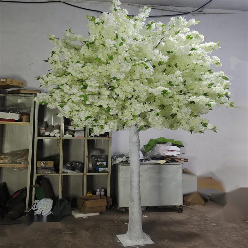 SN-F08 warm white color led cherry blossom tree light suppliers deluxe sakura cherry blossom led flower tree light suppliers