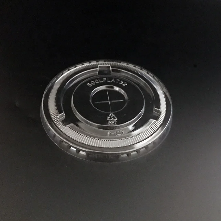 cheap price disposable clear recyclable 107mm Dome 32oz  Plastic PET eco-friendly Cup Lid Christmas popular factory in Zhejiang