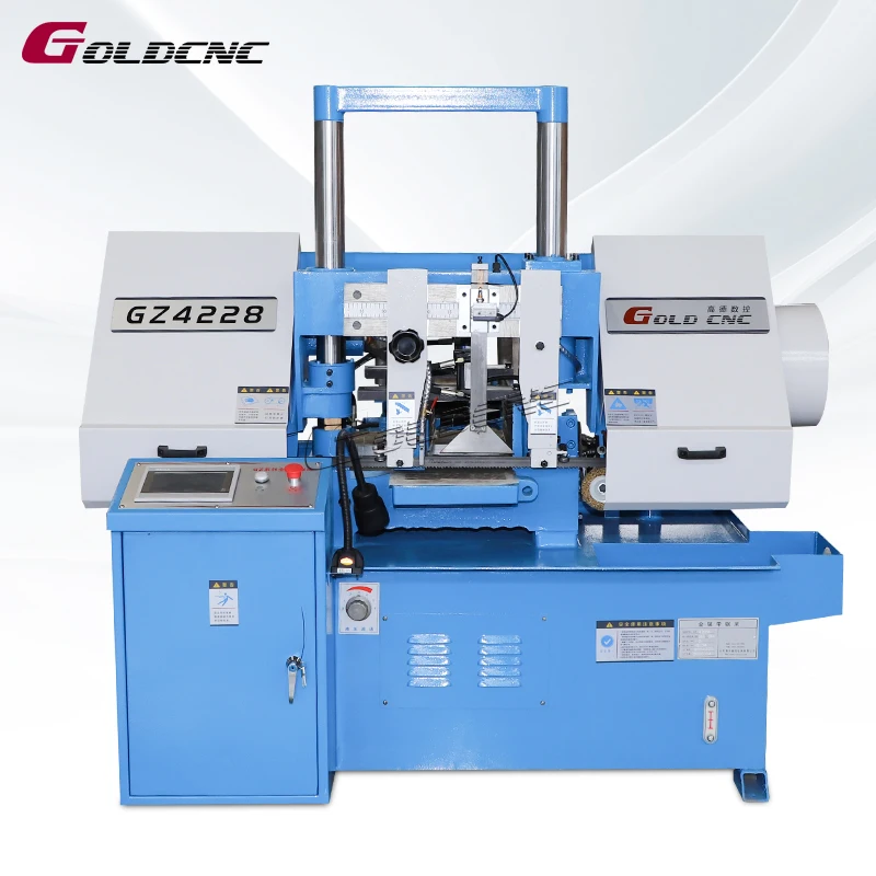 Fully automatic band saw machines GZ4228 bandsaw machine cutting saw for iron