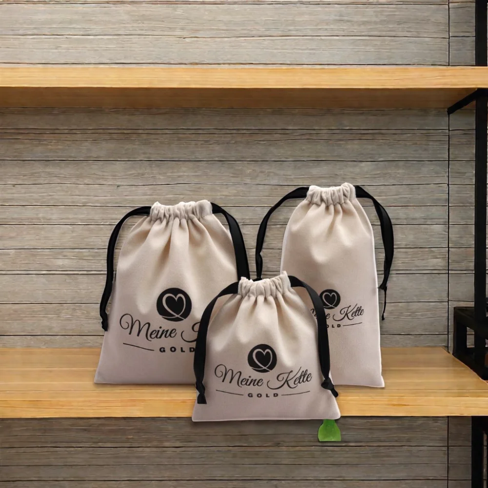 Высококачественный новый дизайн на заказ бархатный Подарочный мешочек со шнурком фланелевая Ювелирная сумка с напечатанным логотипом