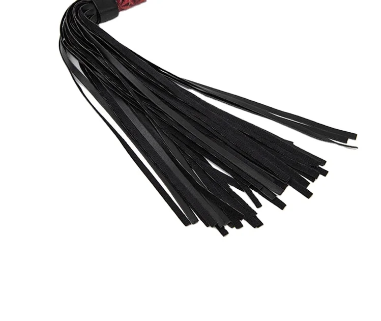 PU Leather Whip With Tassel Spanking Paddle Scattered Whip Knout Flirting BDSM Games Erotic Accessories Sex Toys For Adult