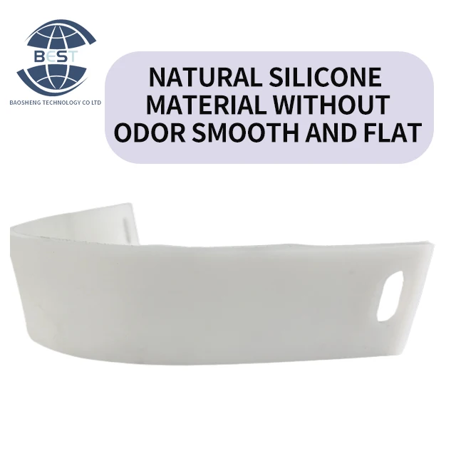 High Quality Non-Standard Custom White HTV RTV MQ VMQ PVMQ Pad & Square Silicone Rubber Pad