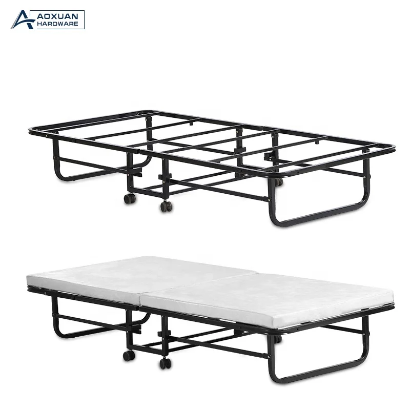 Low MOQ Single Moveable Hotel Folding Extra Bed