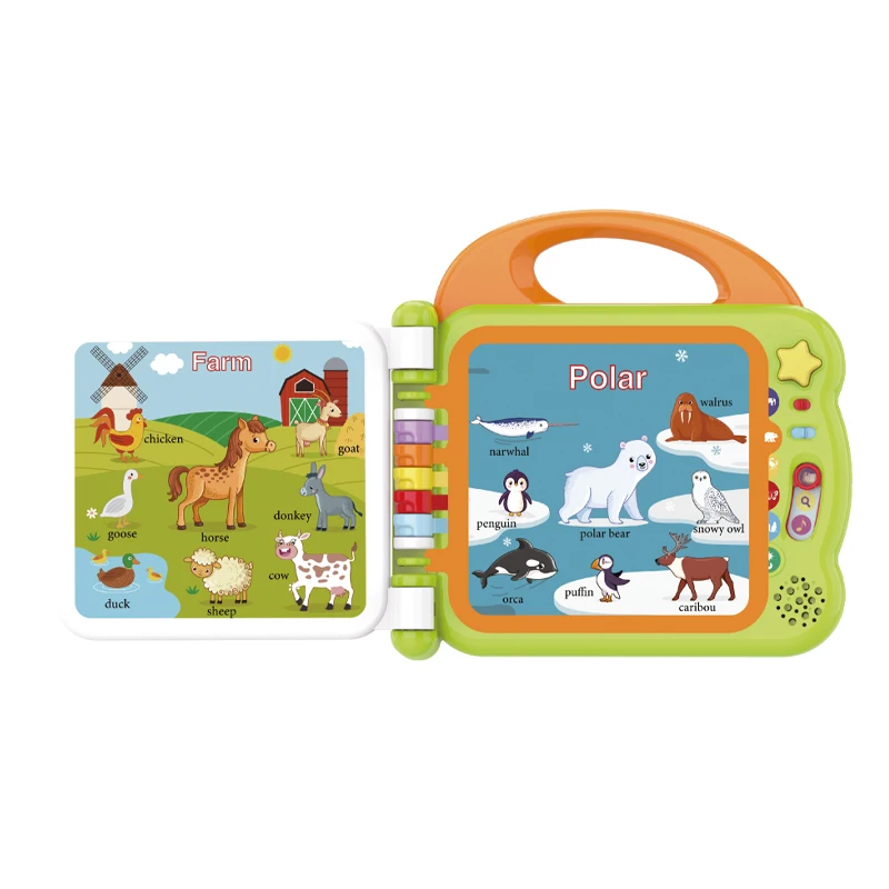 Wholesale early childhood education learning toys electronic sound book for children kids