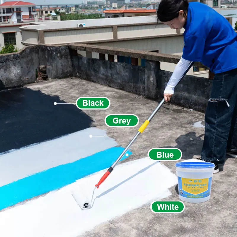 Hot Sale Good Elongation Waterproofing Polyurethane Coating For Roof Stop Water Material