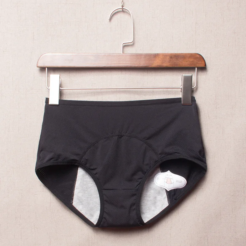 Wholesale Leak Proof Menstrual Panties Physiological Pants Women Underwear Period Cotton Waterproof Plus size Briefs