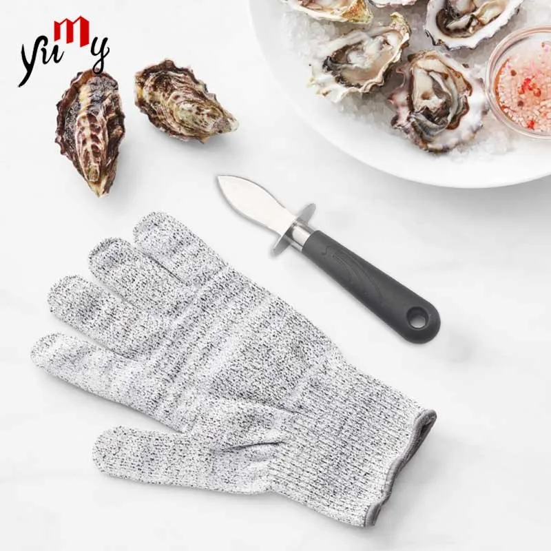 Wholesale Cheap Shucking Knife Seafood Opener Tool Scallop Shellfish Knife With Non-Slip PP Handle